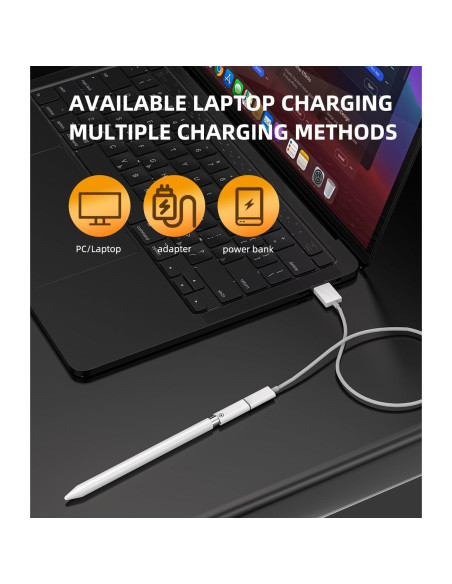 Adaptador USB C a Lightning 2-Pack para Apple Pencil 1ra Gen