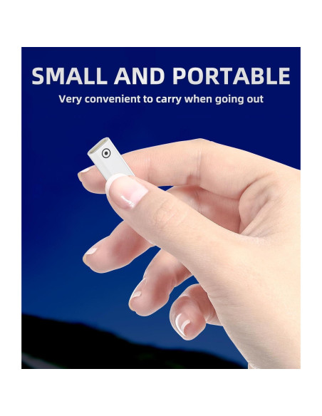 Adaptador USB C a Lightning 2-Pack para Apple Pencil 1ra Gen