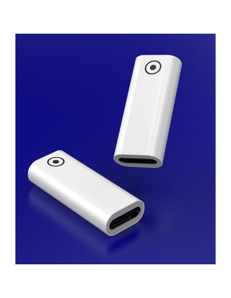 Adaptador USB C a Lightning 2-Pack para Apple Pencil 1ra Gen