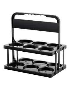 Soporte Plegable para Botellas de Agua Suclain 6 Compartimentos