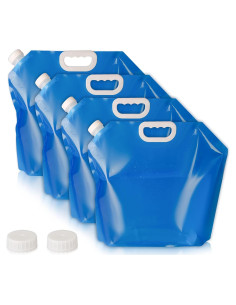 Contenedor de Agua Plegable Hakkin 4 Piezas 5L Libre BPA