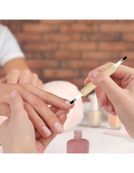 Kit de 50 Cepillos de Uñas Qianhsan con Mango de Madera