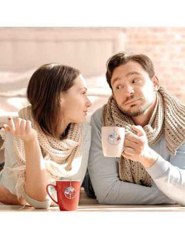 Infusor de Té NSTaygate con Colgante de Cuarzo 7 Chakras