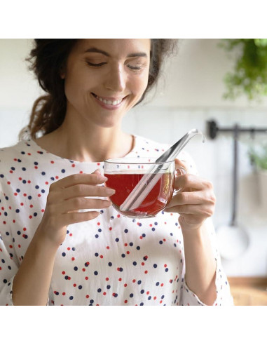 Infusor de Té de Acero Inoxidable Genérico 14.3 cm - 2 Piezas