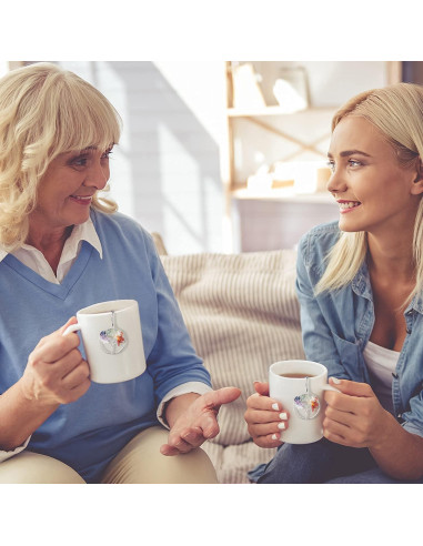 Infusor de Té NSTaygate con Colgante de Cuarzo 7 Chakras