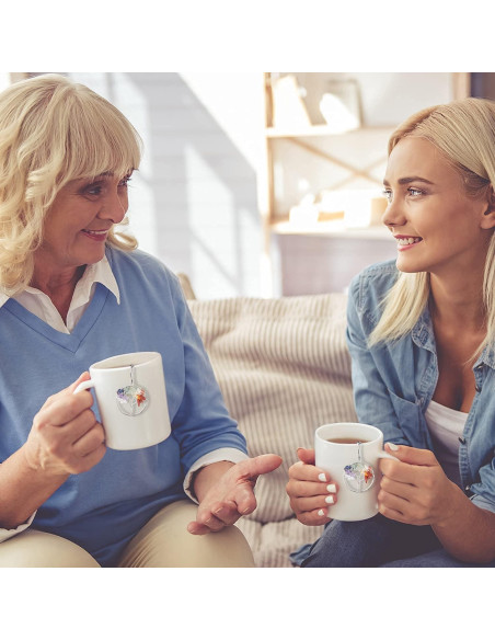 Infusor de Té NSTaygate con Colgante de Cuarzo 7 Chakras
