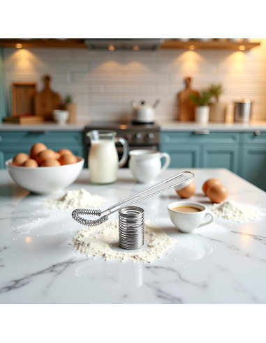 Batidor Manual de Acero Inoxidable WaigN Mini 2.54cm