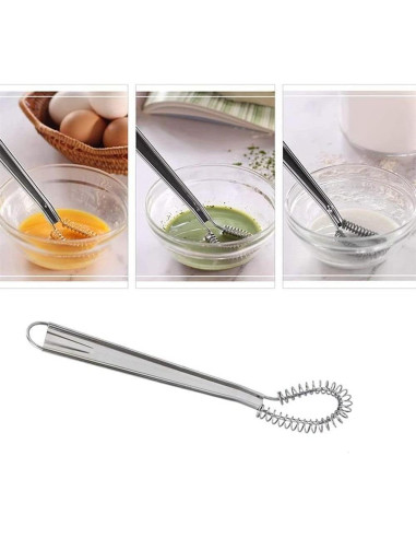 Batidor Manual de Acero Inoxidable WaigN Mini 2.54cm