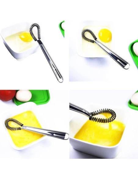 Batidor Manual de Acero Inoxidable WaigN Mini 2.54cm