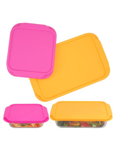 Tapas de Silicona Purekra para Pyrex 222 y 233 - 2 Unidades