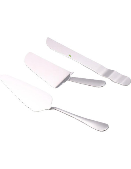 Juego de Cuchillo y Servidor de Pastel Enbar - Acero Inoxidable