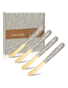 Juego de 4 cuchillos de mantequilla Siutco 17.3 cm acero inoxidable