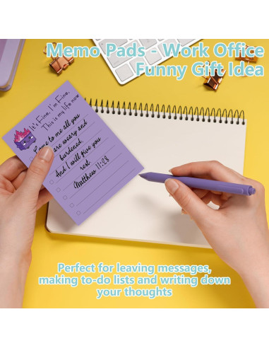 Notas Adhesivas Divertidas AsDream Fuego en Basurero 12 Piezas