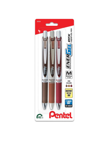 Bolígrafo de Gel Retráctil Pentel EnerGel RTX 0.7mm Multicolor