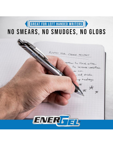 Bolígrafo de Gel Retráctil Pentel EnerGel RTX 0.7mm Multicolor