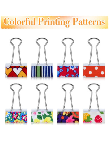 200 Clips de Carpeta Coloridos Humyoun 19mm con Caja Almacenaje