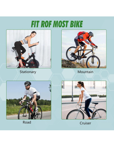 Cojín de Asiento de Bicicleta Zacro Gel Ancho 28x25cm