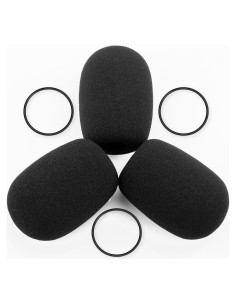 Cubierta de micrófono LEFXMOPHY para Rugged Air RA200 RA250 RA900 RA980 RA950 - 3-Pack