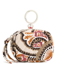 Charm de bolsa de auriculares Vera Bradley algodón premium