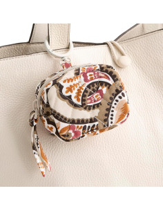 Charm de bolsa de auriculares Vera Bradley algodón premium 2