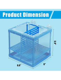 Caja de Criador Acuático AQUANEAT Pequeña 16.8x15x15.2cm 2