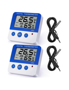 Termómetro Higrómetro Digital Cangda para Reptiles con Alarma