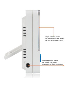 Termómetro Higrómetro Digital Cangda para Reptiles con Alarma 2