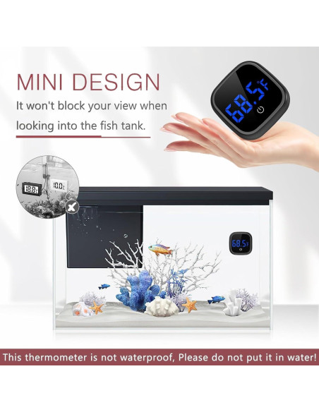 Termómetro Digital para Acuario LOFICOPER con Pantalla LED