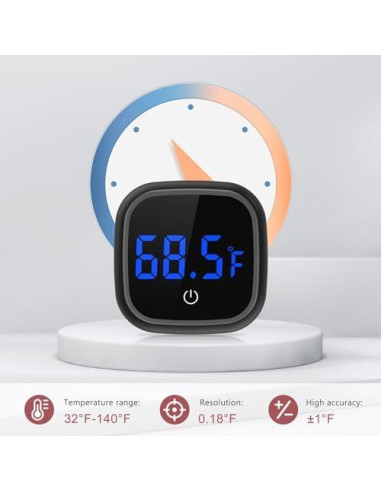 Termómetro Digital para Acuario LOFICOPER con Pantalla LED