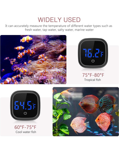 Termómetro Digital para Acuario LOFICOPER con Pantalla LED