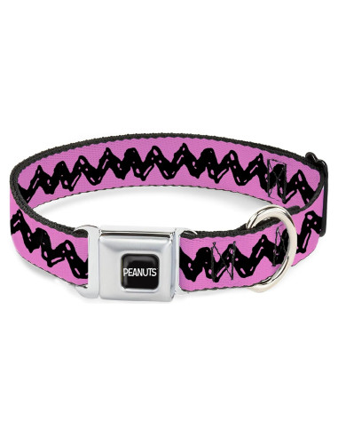 Collar para Perros Peanuts Buckle-Down 24.1-33 cm Rosa