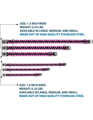 Collar para Perros Peanuts Buckle-Down 24.1-33 cm Rosa