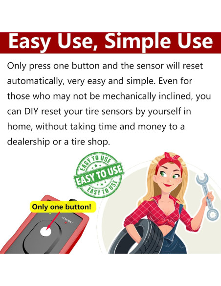 Herramienta TPMS EL-50449 para Ford Lincoln Mercury - Reinicio y Programación