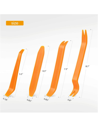 Herramienta de Desmontaje de Clips GOOACC 4PCS Nylon