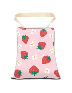 Basurero de Auto Colgante ANKVRP Rosa Fresa Resistente al Agua