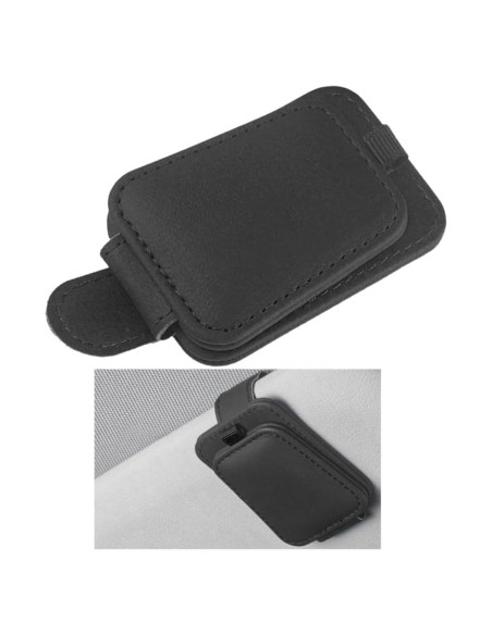 Soporte de Gafas de Sol para Coche Couslcd Negro 10x5 cm