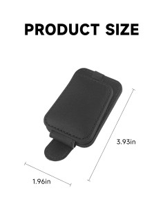 Soporte de Gafas de Sol para Coche Couslcd Negro 10x5 cm 2