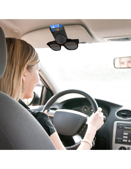 Soporte para Gafas y Tarjetero Magnético Herrontown Negro