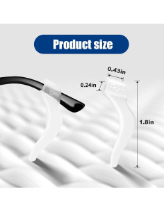 Agarraderas para Gafas TOPOPTIC 20 Pares Silicona Antideslizante 2