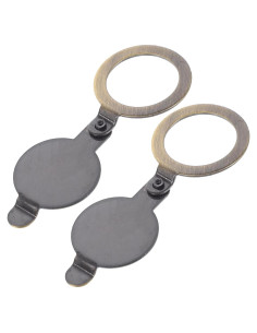 Cubierta de Privacidad para Mirilla de Puerta Cobre 2 Pcs