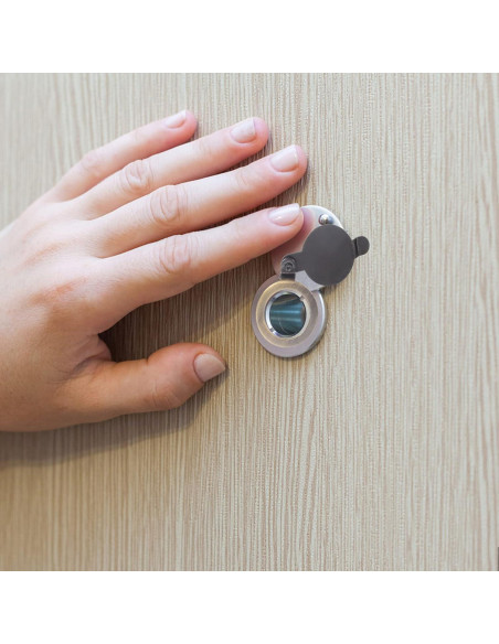 Cubierta de Privacidad para Mirilla de Puerta Cobre 2 Pcs