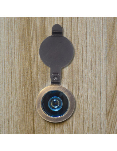Cubierta de Privacidad para Mirilla de Puerta Cobre 2 Pcs