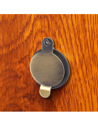 Cubierta de Privacidad para Mirilla de Puerta Cobre 2 Pcs