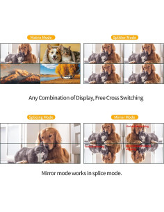 Conmutador HDMI Matriz 4x4 Arvitek 4K con Control Remoto 2