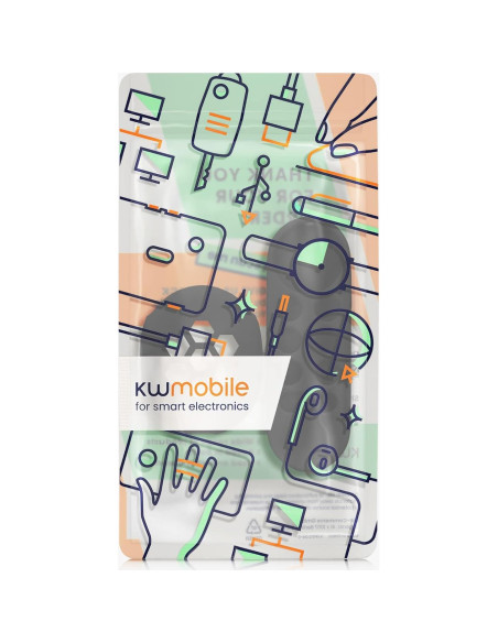 Funda de Control Remoto kwmobile para Google Chromecast 2020 4K - Negro