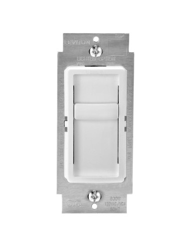 Atenuador Deslizante Leviton 6672-1LW 150W LED/CFL Incandescente 3 Unidades