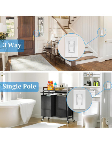 Interruptor Regulable HANIVERSE KD-11A para Bombillas LED y CFL