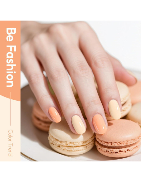 Kit de Esmalte de Uñas en Gel PEACECOLOR 26 Pcs 20 Colores Otoño