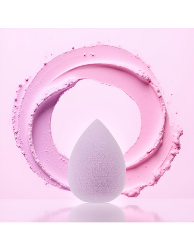 Conjunto de 6 Esponjas de Maquillaje Mini Moradas SquarezhenBo