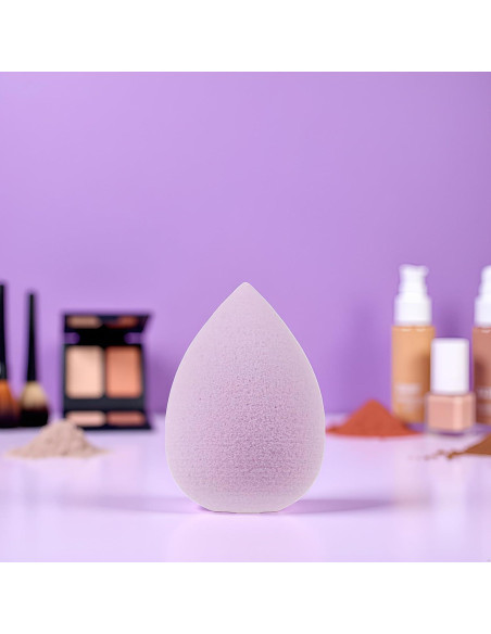 Conjunto de 6 Esponjas de Maquillaje Mini Moradas SquarezhenBo